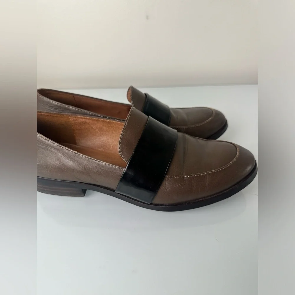 Madewell The Elin Loafer Two Toned Leather Size 6.5